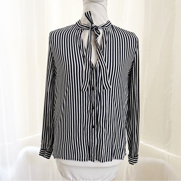 Zara Tops - Zara striped blouse Size Small